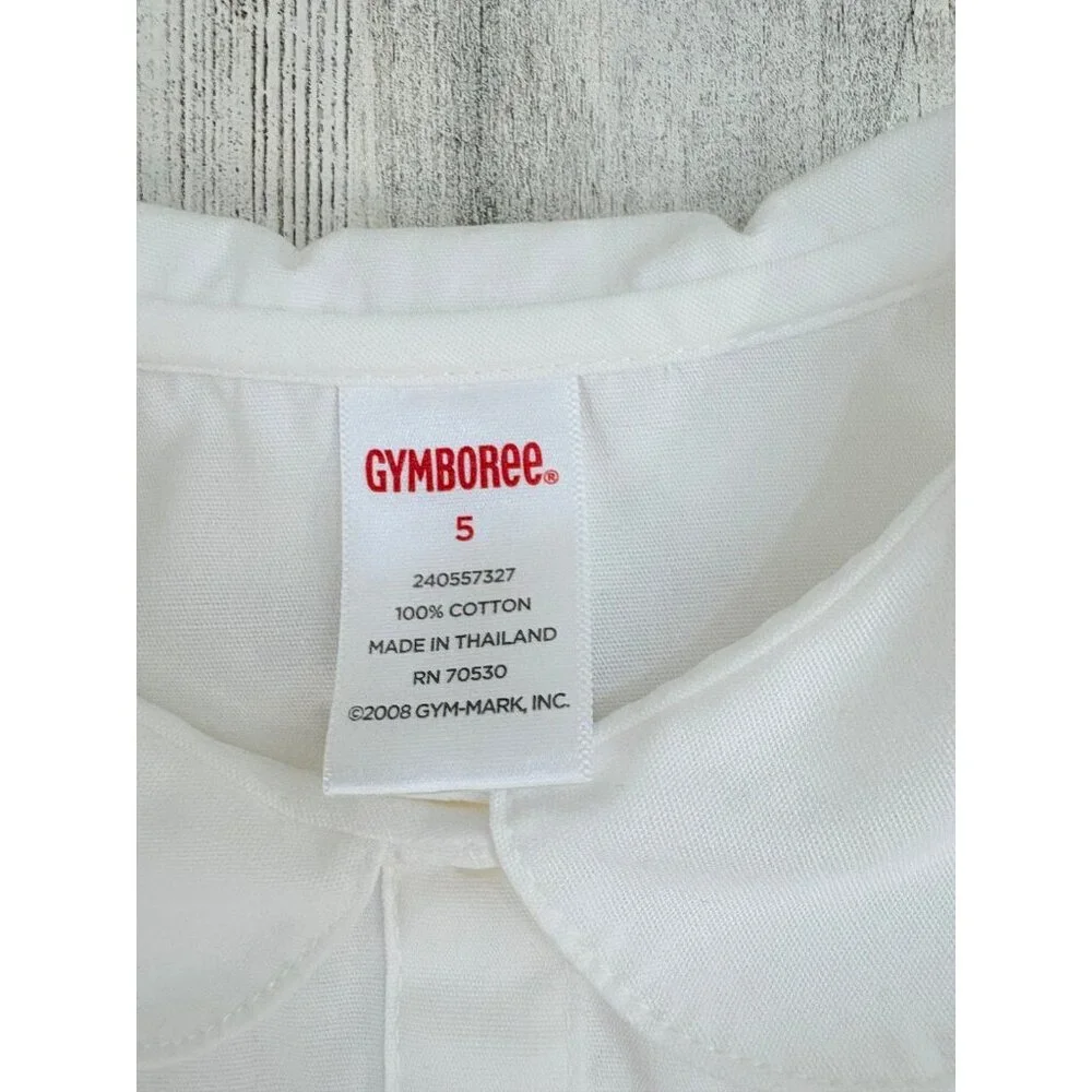 Gymboree Peter Pan Collar Long Sleeve Blouse Girls Sz 5